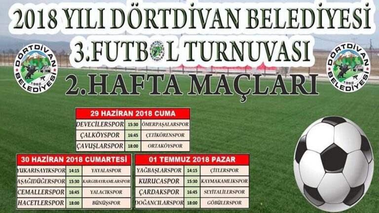 Turnuvada 2’inci hafta programı