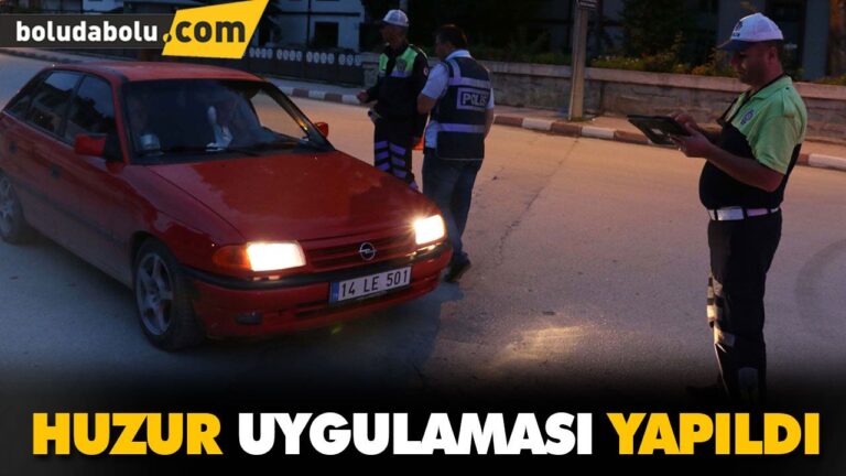 HUZUR UYGULAMASI YAPILDI