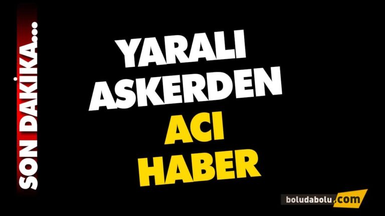 Tedavi gören yaralı asker şehit oldu.