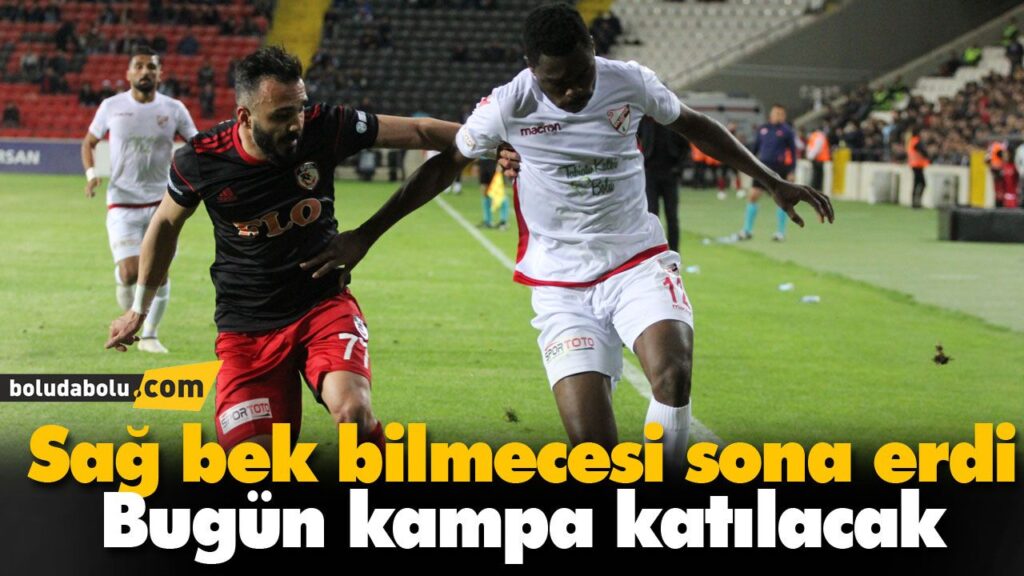 Boluspor Sağ Beki Buldu Boluspor Sağ Beki Buldu