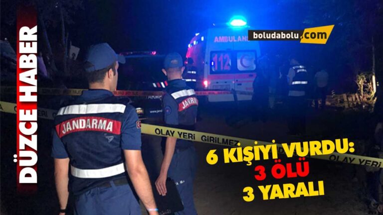 6 KİŞİYİ VURDU: 3 ÖLÜ 3 YARALI