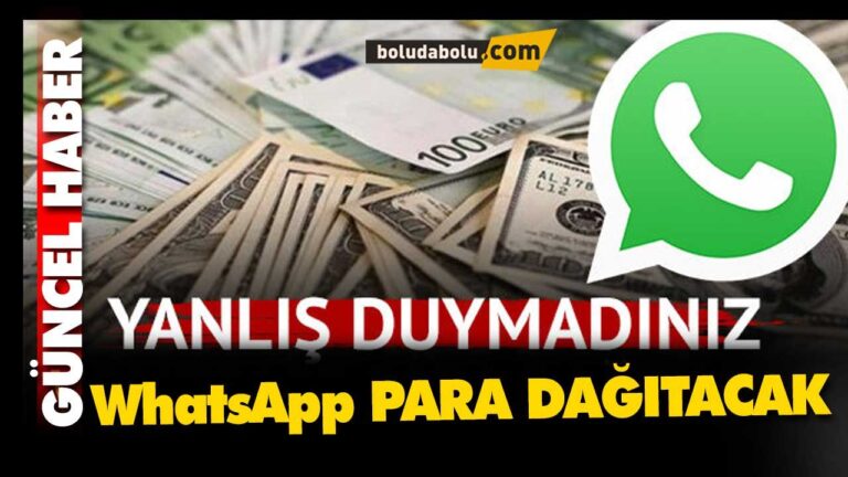 WhatsApp para kazandıracak