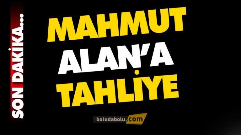 MAHMUT ALAN İÇİN ÖNELİ KARAR