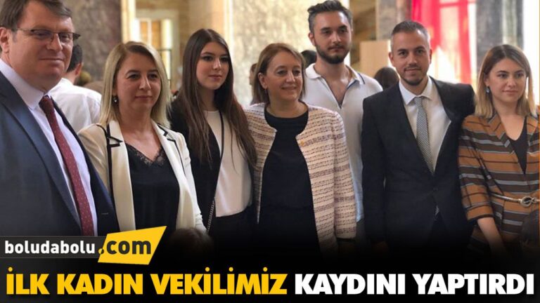 İLK KADIN VEKİLİMİZ KAYDINI YAPTIRDI