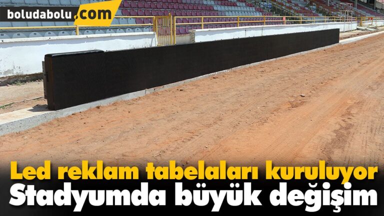 Led reklam tabelaları kuruluyor
