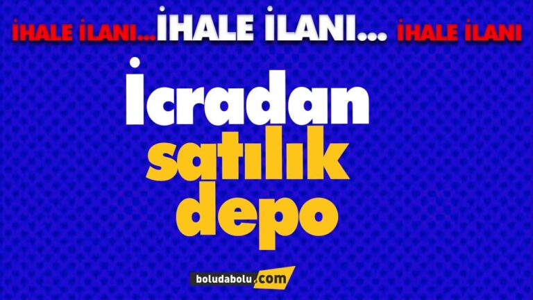 İcradan satılık daire depo