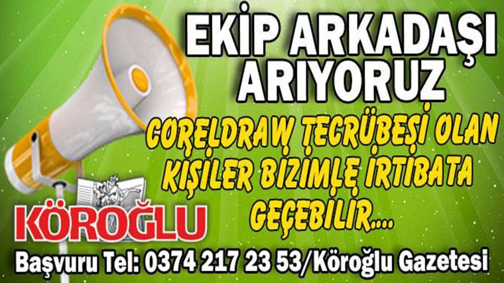Ekip Arkadaşı arıyoruz… Ekip Arkadaşı arıyoruz…