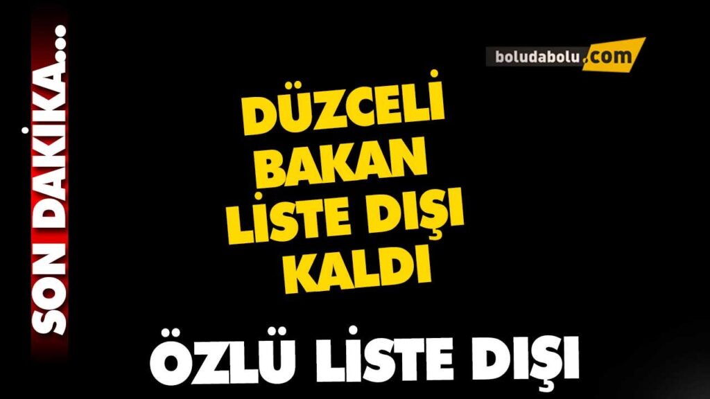 Faruk Özlü yeni kabineye giremedi Faruk Özlü yeni kabineye giremedi