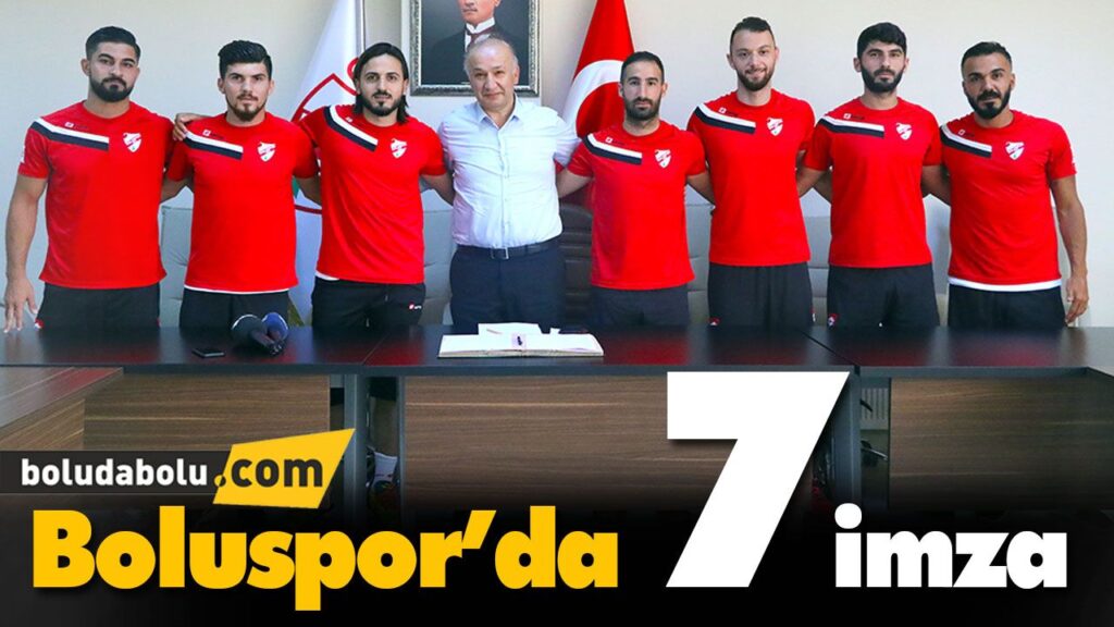 Boluspor’da 7 imza