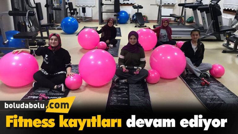 Fitness kayıtları devam ediyor