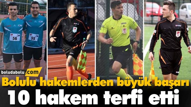 Bolulu hakemlerden büyük başarı