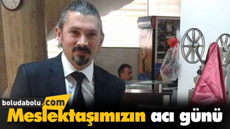 Meslektaşımızın acı günü