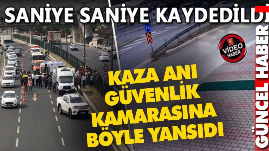 İŞTE GENCİN CAN VERDİĞİ KAZA ANI