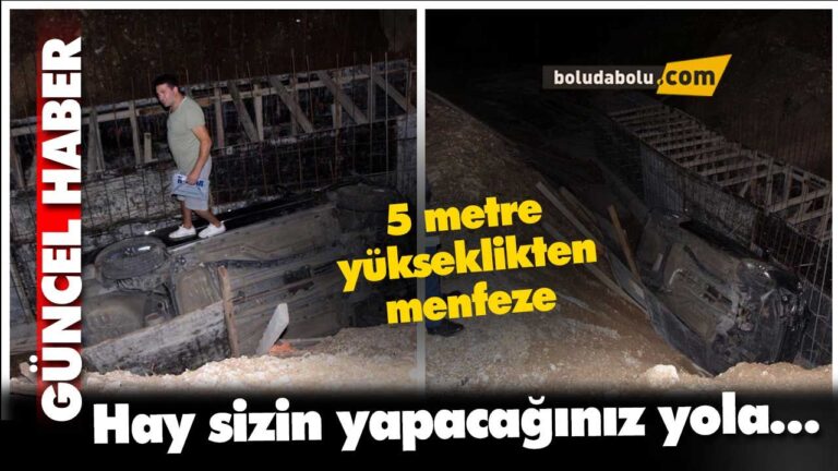 MUDURNU YOLU KAZA