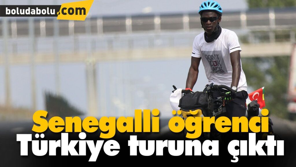 Senegalli öğrenci Türkiye turuna çıktı