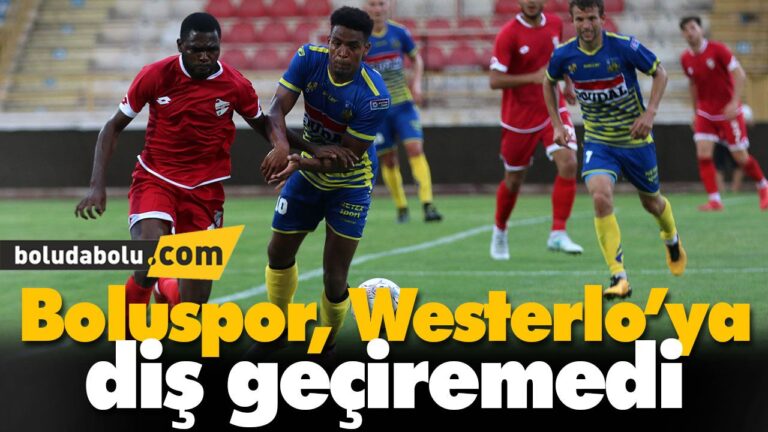 Bolusporü, Westerlo’ya diş geçiremedi