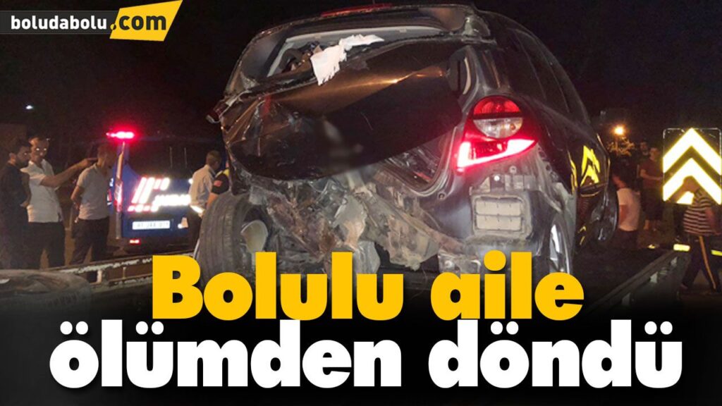 Bolulu aile ölümden döndü Bolulu aile ölümden döndü