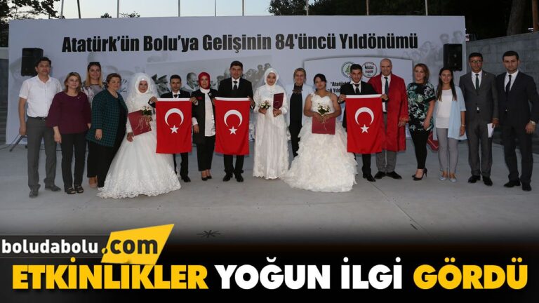 ETKİNLİKLER YOĞUN İLGİ GÖRDÜ