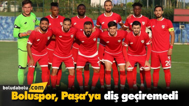 Boluspor, Paşa’ya diş geçiremedi