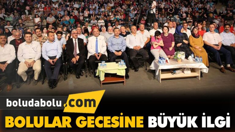 BOLULAR GECESİNE BÜYÜK İLGİ