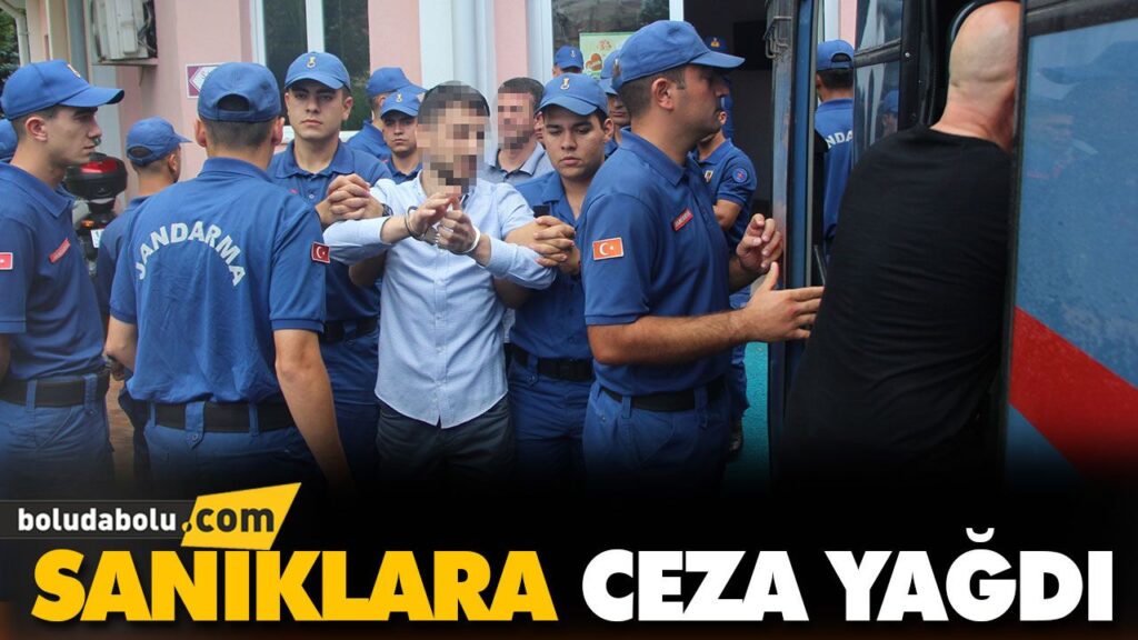 SANIKLARA CEZA YAĞDI