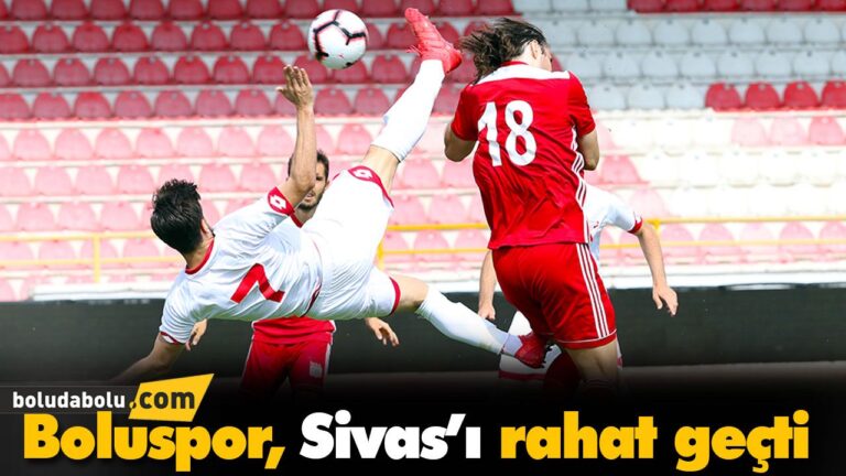 Boluspor, Sivas’ı rahat geçti