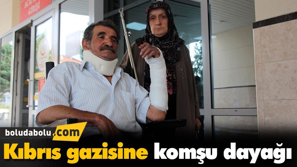 Kıbrıs gazisine komşu dayağı Kıbrıs gazisine komşu dayağı