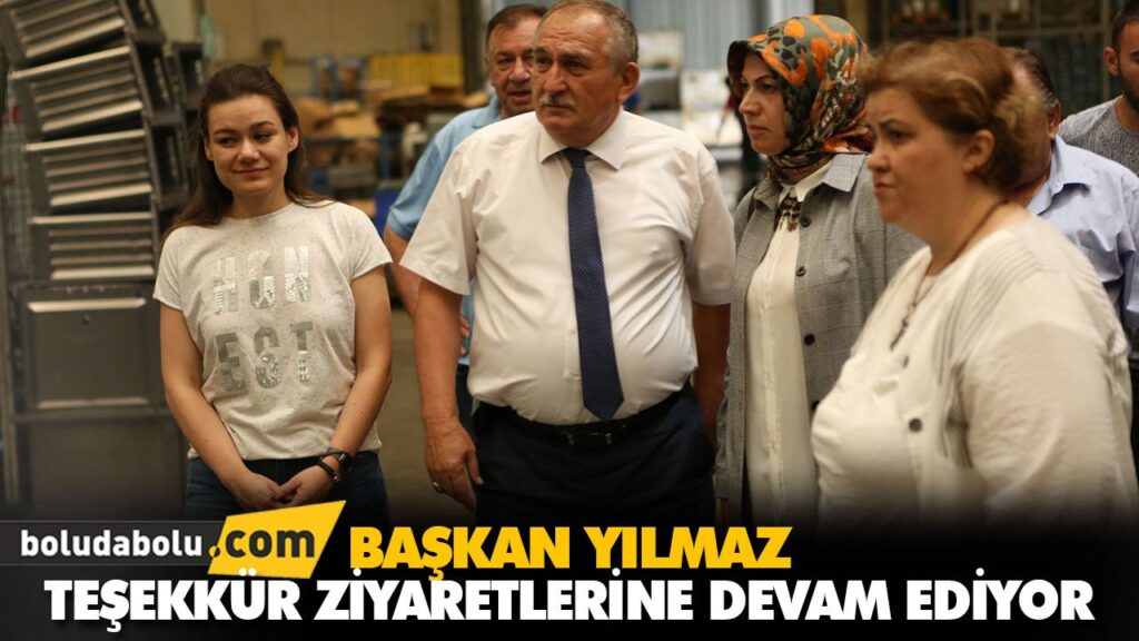 YILMAZ TEŞEKKÜR ZİYARETLERİNE DEVAM EDİYOR YILMAZ TEŞEKKÜR ZİYARETLERİNE DEVAM EDİYOR