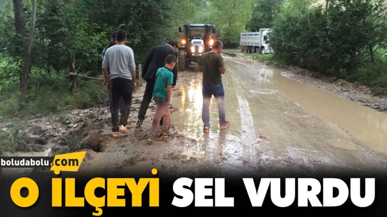 O İLÇEYİ SEL VURDU