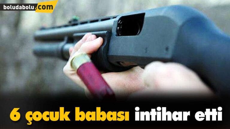 6 çocuk babası intihar etti