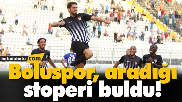 Boluspor, aradığı stoperi buldu!