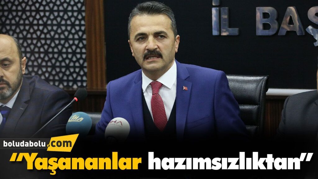 “Yaşananlar hazımsızlıktan” “Yaşananlar hazımsızlıktan”