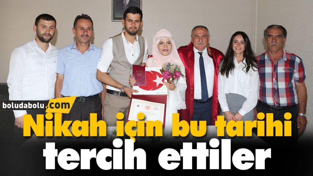 Nikah için bu tarihi tercih ettiler Nikah için bu tarihi tercih ettiler