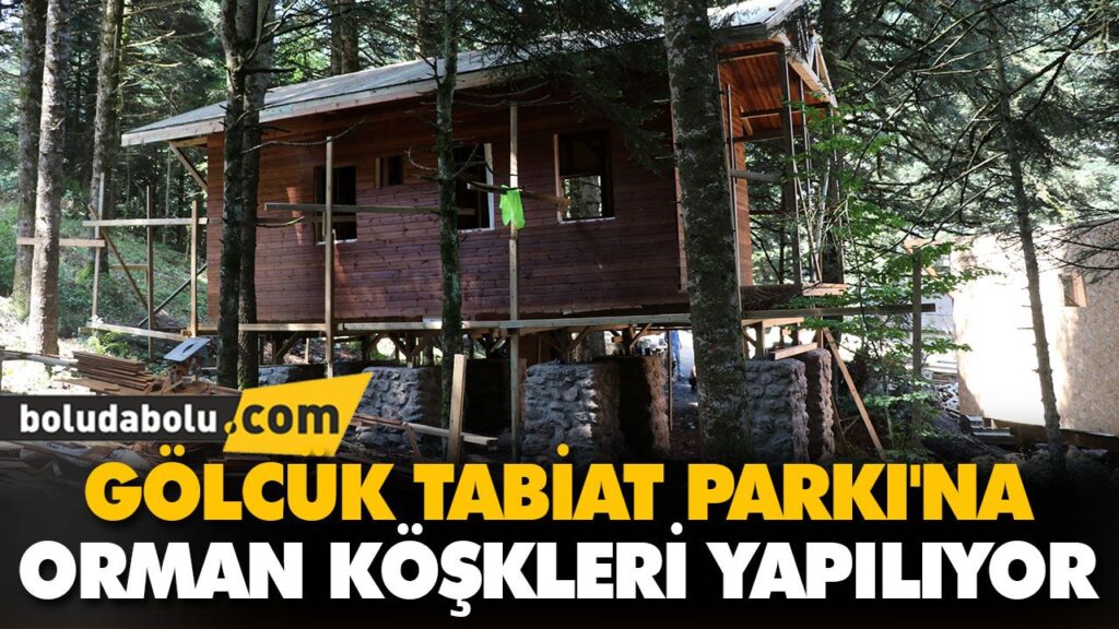 GÖLCÜK TABİAT PARKI’NA ORMAN KÖŞKLERİ YAPILIYOR GÖLCÜK TABİAT PARKI’NA ORMAN KÖŞKLERİ YAPILIYOR