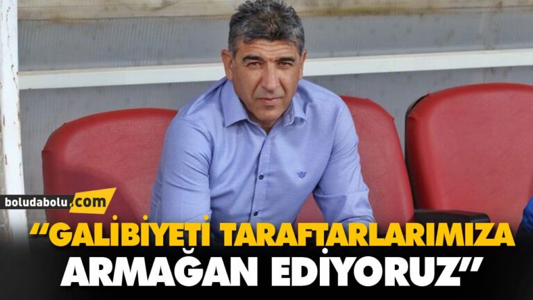 “GALİBİYETİ TARAFTARLARIMIZA ARMAĞAN EDİYORUZ”