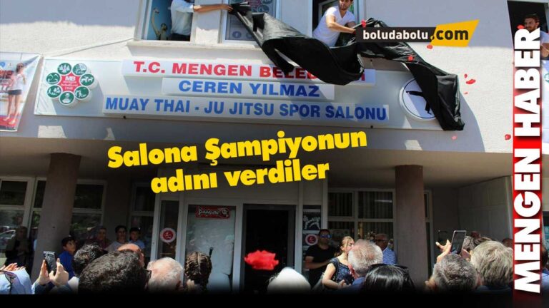 Şampiyon Ceren Yılmaz konvoyla karşılandı
