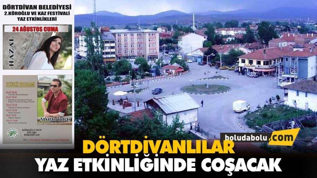 DÖRTDİVANLILAR YAZ ETKİNLİĞİNDE COŞACAK DÖRTDİVANLILAR YAZ ETKİNLİĞİNDE COŞACAK