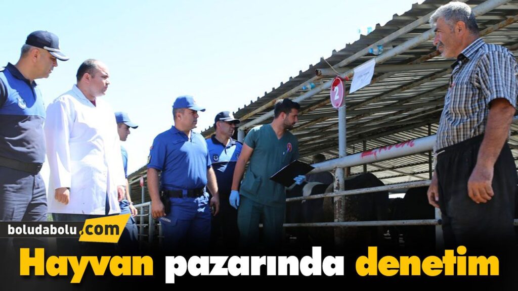 Hayvan pazarında denetim Hayvan pazarında denetim