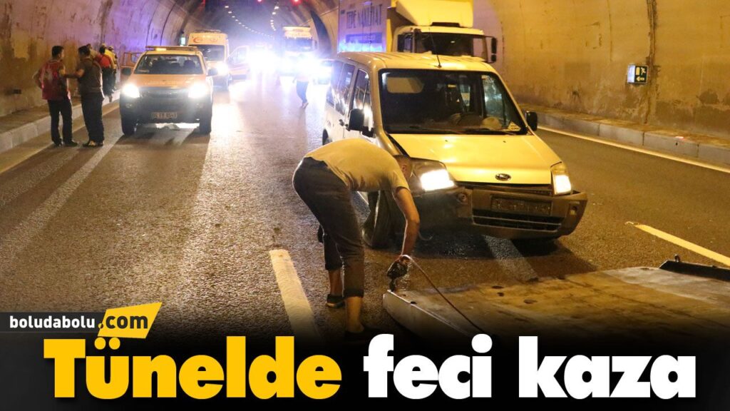 Tünelde feci kaza Tünelde feci kaza