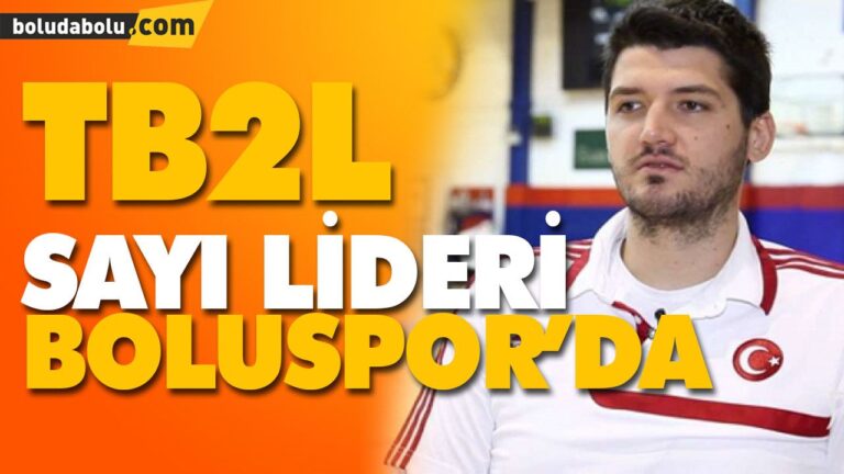 TB2L SAYI LİDERİ BOLUSPOR’DA