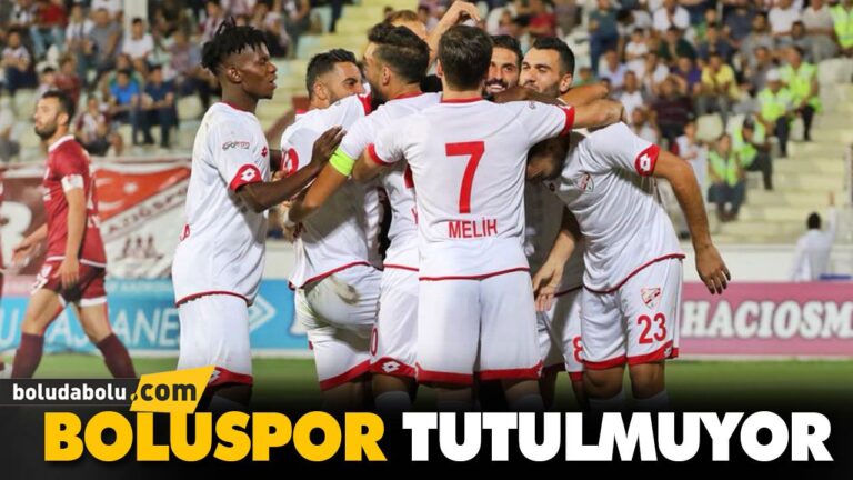 BOLUSPOR SERİYE DEVAM DEDİ