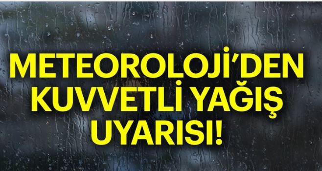 Kuvvetli yağış uyarısı-Bolu Kuvvetli yağış uyarısı-Bolu