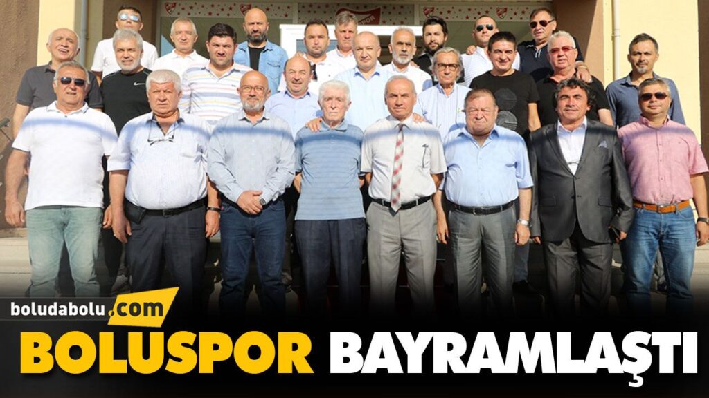 BOLUSPOR’DA BAYRAMLAŞMA TÖRENİ YAPILDI BOLUSPOR’DA BAYRAMLAŞMA TÖRENİ YAPILDI