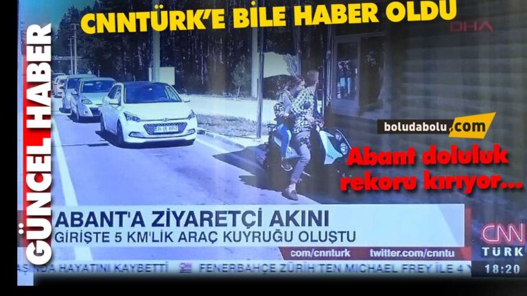 Abant doluluk rekoru kırıyor…