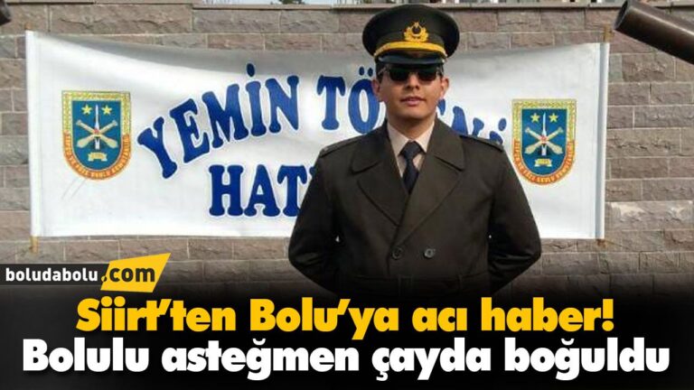 Siirt’ten Bolu’ya acı haber!