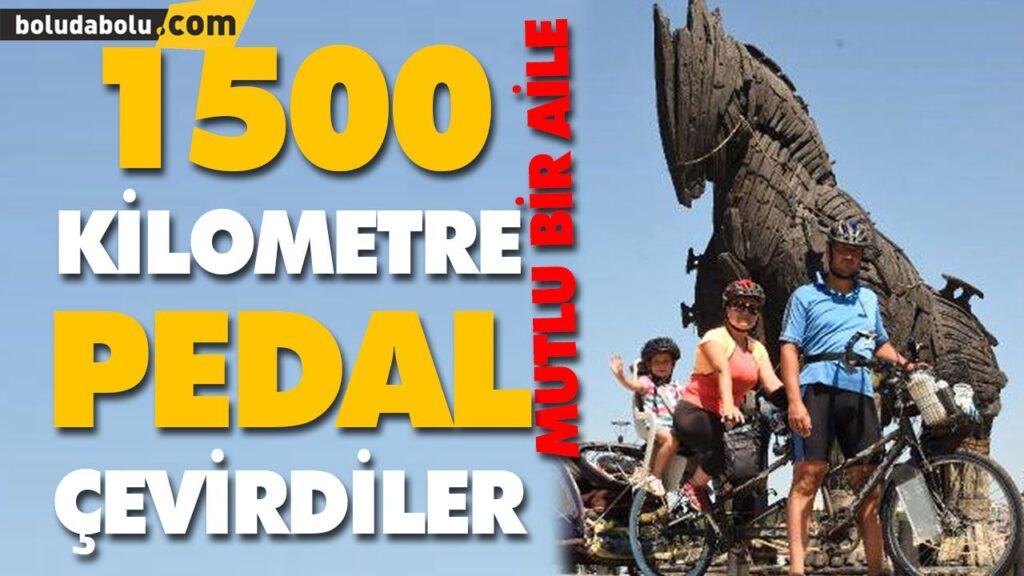 BOLU’DAN ÇANAKKALE’YE KADAR PEDAL ÇEVİRDİLER BOLU’DAN ÇANAKKALE’YE KADAR PEDAL ÇEVİRDİLER