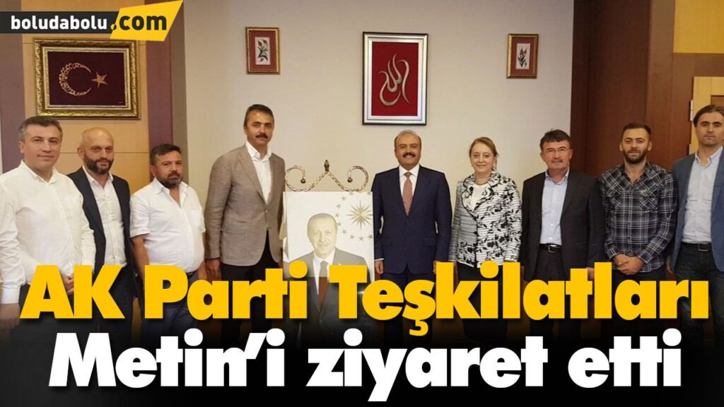 AK Parti Teşkilatları Metin’i ziyaret etti AK Parti Teşkilatları Metin’i ziyaret etti