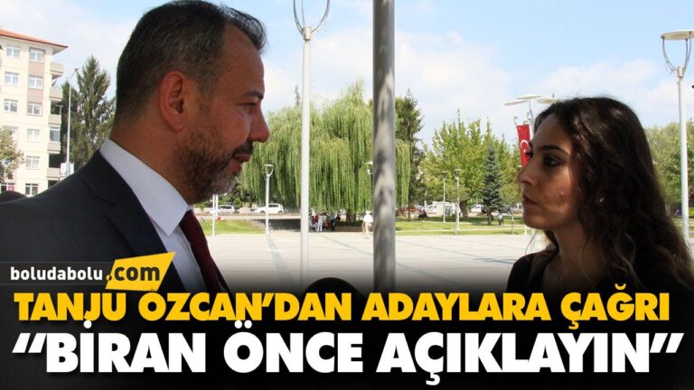 “BİRAN ÖNCE AÇIKLAYIN”