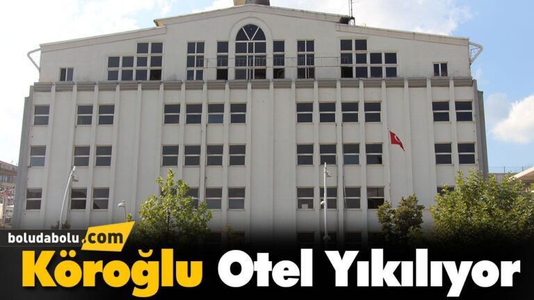 Köroğlu Otel Yıkılıyor
