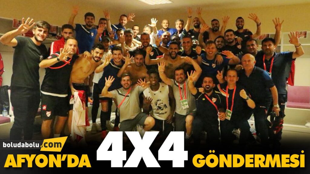 AFYON’DA 4X4 GÖNDERMESİ
